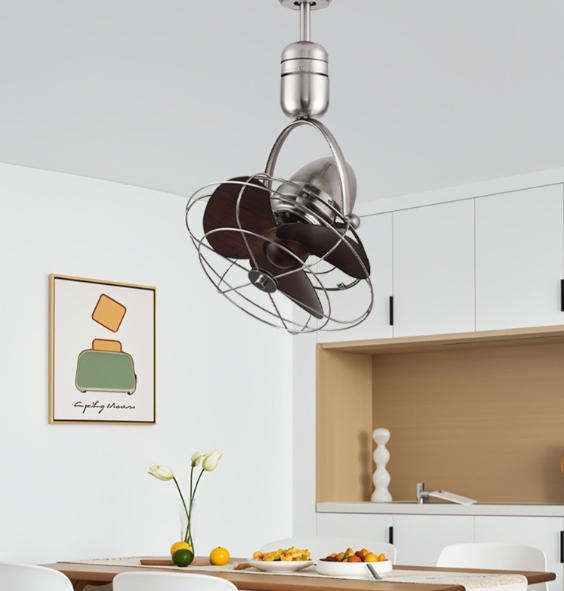 16-Inch High-Speed Wall-Mounted Ceiling Fan With Remote Control Plywood 3 Blades For Entrance Halls Living Rooms Hotels