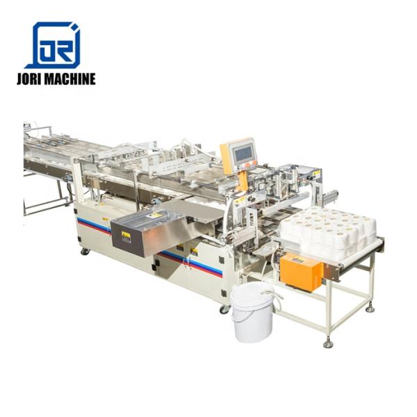 Semi Automatic 48 Toilet Tissue Rolls Wrapping and Sealing Machine