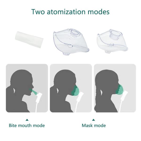 Mini Travel Portable Breathing Treatment Machine Air Compressor Silent Ultrasonic