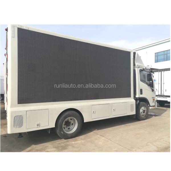 With Stage Mobile P10 Led Advertising Car Billboard Truck for Sale