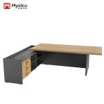 Support customization Modern Office Boss Table And Chair Combination Large Shift