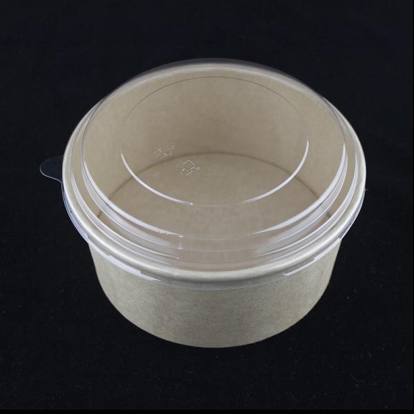 Disposable 1500ml Paper Salad Bowls With Lids for Eco-Friendly Packaging