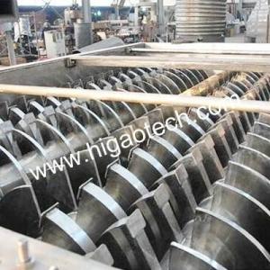 Continuous Blade Industrial Drying Equipment Sterilizing Hollow Paddle Dryer