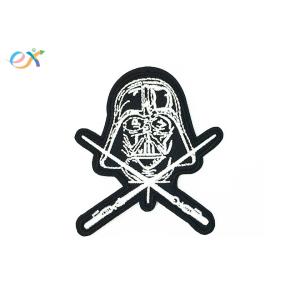 China Rectangle Shape Custom Motorcycle Jacket Patches Embroidered Logo Polyester Material wholesale