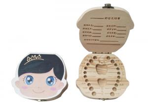 China Wooden Baby Keepsake Memory Box Commemorative Preservation Box For Hair Storage wholesale