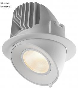 China 15W Led Recessed Downlight , 100mm Warm Recessed Exterior Downlights wholesale