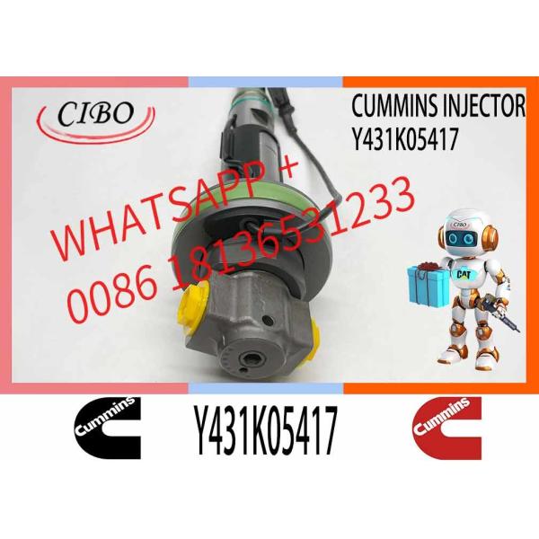 QSK19 Fuel Injector Assy Diesel Engine Fuel Injector Common Rail Fuel Injector Y431k05417 For CUMMINS K19 Engine