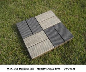 China plastic wood composite decking material 30cm*30cm(OLDA-1003) wholesale