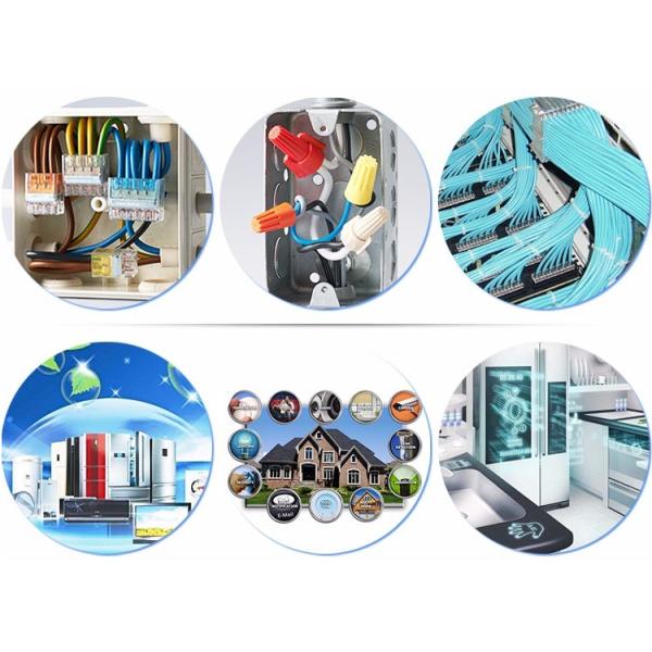 AWG 16 - 14 HDPE insulated wire connector , Heat Shrink Butt Connector Terminal Kit