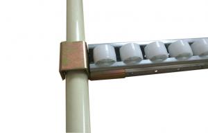 China SPCC Steel Sliding Roller Track For 38Mm Width Roller Track On Flow Pipe Rack on sale