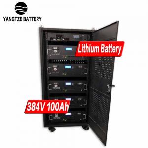 China 384V 100AH Lifepo4 Ion High Voltage Lithium Battery Solar Rackmount wholesale