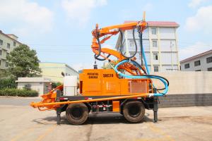 China KC2012W Wet Shotcrete Machine Wireless Remote Control With External Air Compressor wholesale