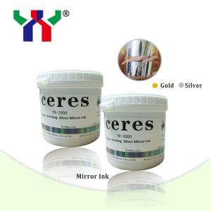 China Solvent Base Mirror 45 Sqm Silver Ink Pvc Screen Printing Ink Transparent PET wholesale
