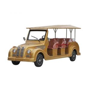 China Electric Tourist Sightseeing Vintage Car With Metal Frame Structure wholesale