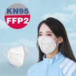 Sanitary Foldable Ffp2 Mask With Elastic Straps / Adjustable Nose Clip