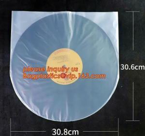 China Resealable Clear Plastic Cd Sleeves Album Packaging Bags,CD Bag PP Bag CD Protective Film For Disk Bag Pac on sale