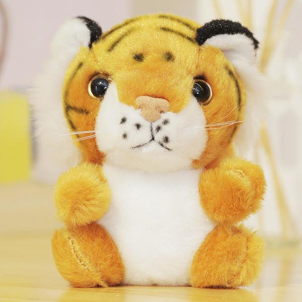 EN71 25cm Simulation Tiger Stuffed Doll With Polypropylene Cotton Filling