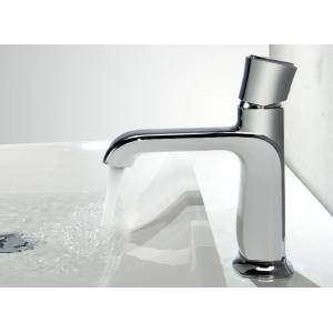 Electroplate ODM White Silver Wash Basin Faucet