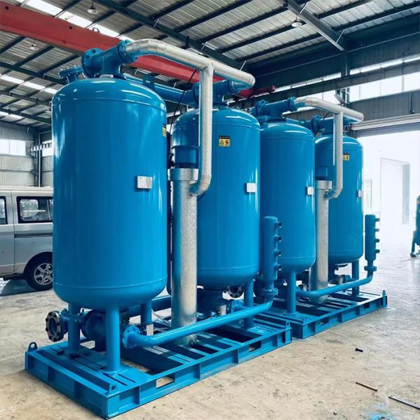 200 Cfm Twin Tower Desiccant Air Dryer For Natural Gas Adsorption