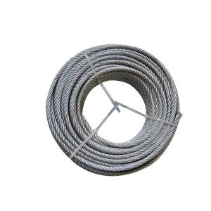 China 7X19 7X7 3mm Galvanized Steel Wire Rope 1570Mpa-1960Mpa 1/16&quot;-5/8&quot; wholesale