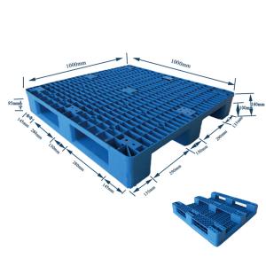 China Stackable 1000x1000 Plastic Shipping Pallets For Goods Transport wholesale