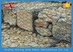 Green Silver Welded Mesh Gabions Wire Cages For Rock Retaining Walls