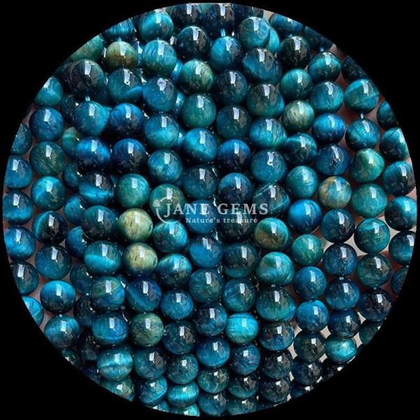 DIY Jewelry Making Essential Gems Bead 8mm Round Shape Tiger's Eye Loose Bead Strands