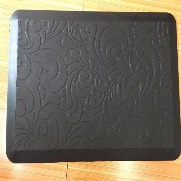 Emboss printed type door entrance resist fatigue PU mats