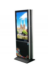 China Customized 43 Inch Outdoor Touch Screen Kiosk 1920 * 1080 Resolution Built - In HD Audio wholesale