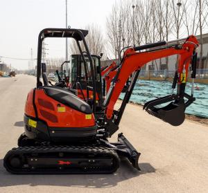 China 2500kg Hightop Micro Mini Digger Retractable Shoes Compact Mini Excavator on sale