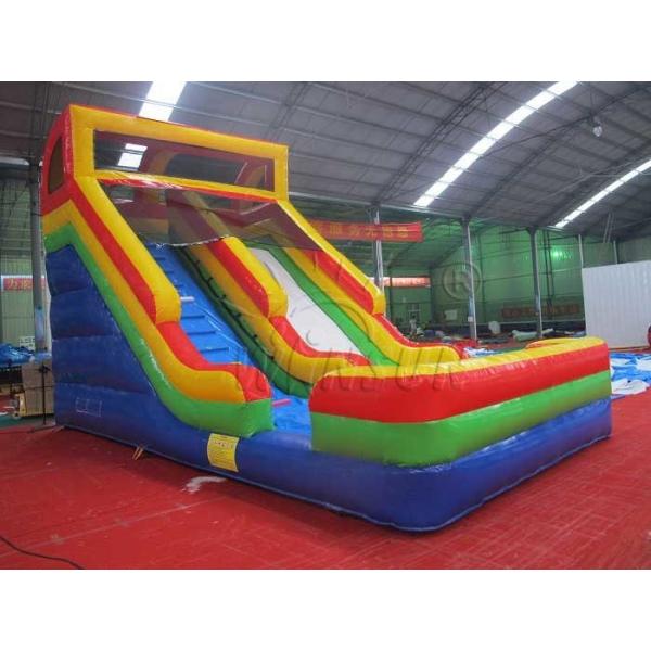 Standard Toddler Inflatable Slide For Large Playgrounds / Amusement Park