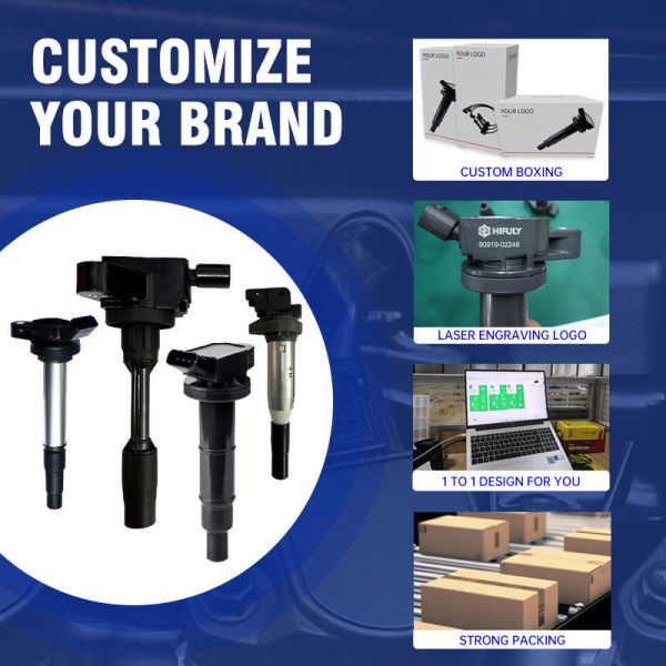 Same As Original Ignition Coil with Easy Connection and Superior Ignitability for VW Jetta Passat Beetle Golf Audi A3