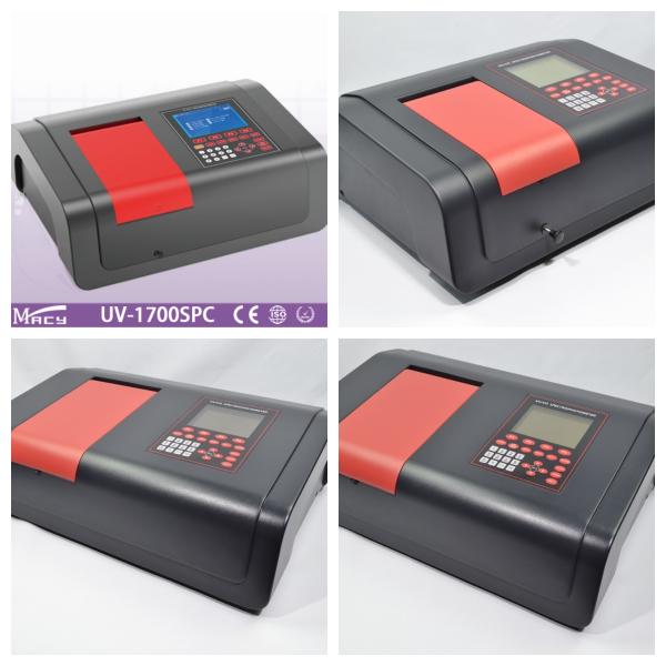 LCD Double Beam Uv Visible Spectrophotometer Proportional Adjustable Bandwidth