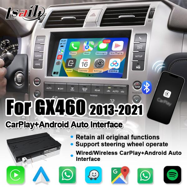 Quality Plug and Play CarPlay Interface for Lexus GX460 2014-2021 LX570 RX NX with Wireless Android Auto for sale