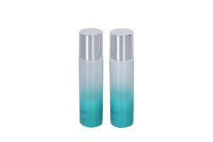 China Gradient Color 170ml PET Makeup Cleansing Toner Bottle OD 44mm on sale