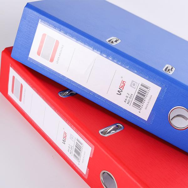 Organize Your Documents with A4 PVC Ring Binder File Folder Featuring Hole Binder Clip