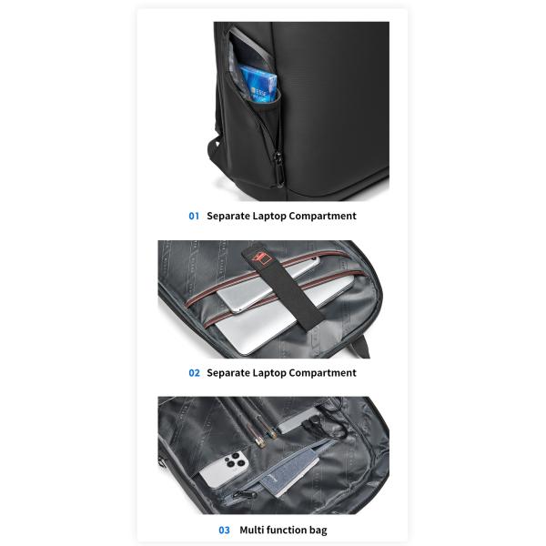 Soft Handle Water Resistant Computer Backpack OEM/ODM Accepable