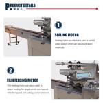 Servo Coder Horizontal Small Chocolate Small Sachet Packing Machine For Food