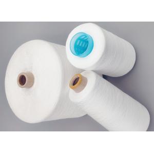 China Bright And Semidull Spun Polyester Thread 42/2 Paper Cone Dyeable Tube wholesale