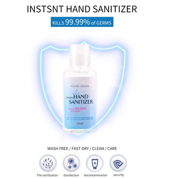 Quick Drying Bacteriostatic Waterless Hand Sanitizer For Cross Infection Prevention