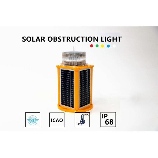 Chimney IP68 LED Obstruction Light GPS Synchronization Anti UV