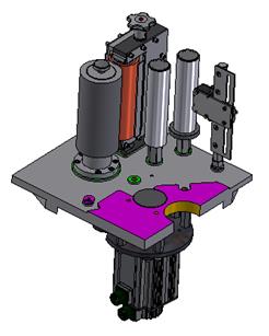 24000BPH Hot Melt Glue Labeler Machine Adhesive Labeling Machine With Multi Roll Feeding System