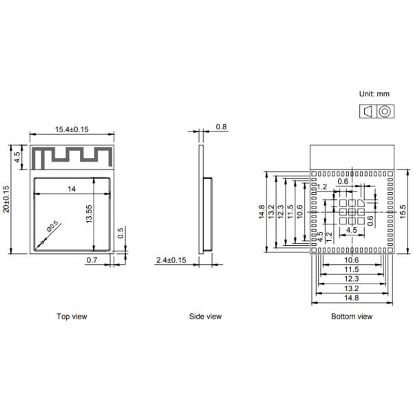 UART Wireless Communication Module ESP32-S2-MINI-1 310MA WiFi MCU