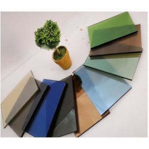 China 2mm~19mm Tinted Tempered Glass Decorative Tinted Float Glass on sale