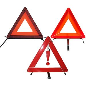 China PMAA Reflective Warning Triangle Car Emergency Roadside Triangles With Lights wholesale