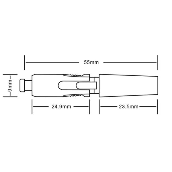 SC/APC SC/UPC Fiber Optic Fast Connector For FTTH FTTB FTTX Network