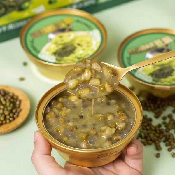 coconut-herbal-jelly-dessert-camping Plant-Based Pandan Mung Bean Lotus Seed Dessert Drink – No Preservatives Ready to Eat Functional Herbal Beverage Anti-aging maintain beauty