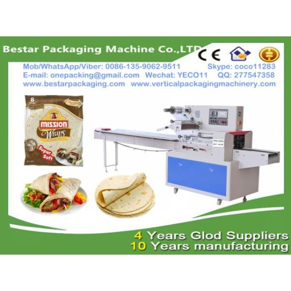 Bestar easy operation papadam horizontal packing machine,papadam flow pack with nitrogen making machine