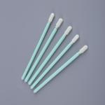 Lab Esd Safe Swabs Round Tip , Lint Free Cotton Swabs For Semiconductor