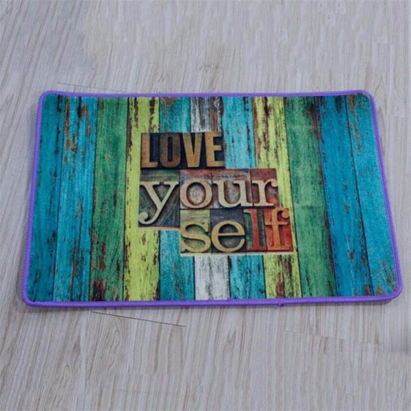 Hot sales colorful stripe microfiber doormat, Kitchen mat, bath mat